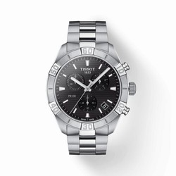 Tissot PR 100 Sport Gent Chronograph Stainless Steel / Black / Bracelet T101.617.11.051.00
