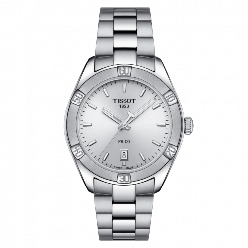 Tissot PR 100 Sport Chic 36 Stainless Steel / Silver / Bracelet T101.910.11.031.00