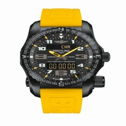 Breitling Emergency II Night Mission / Black-Yellow / Rubber / Folding V76325A4/BC46/246S/V20DSA.4