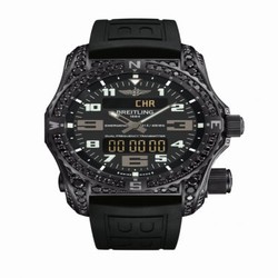 Breitling Emergency II Night Mission Diamondworks / Black / Rubber / Folding V76325AW/BC46/156S/V20DSA.4