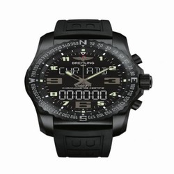 Breitling Cockpit B50 Night Mission / Black / Rubber / Folding VB5010221B1S1