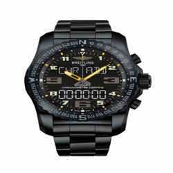 Breitling Cockpit B50 Night Mission / Black-Yellow / Bracelet VB5010A4/BD41/176V