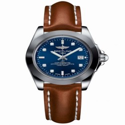 Breitling Galactic 32 Sleek Edition Stainless Steel / Horizon Blue Diamond / Calf W7133012/C966/406X/A14BA.1