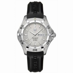 TAG Heuer Aquaracer 300M Calibre 5 Day-Date 41 Stainless Steel / Silver / Rubber WAF2011.FT8010