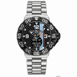 TAG Heuer Formula 1 Big Date 44 Stainless Steel / Gulf / Bracelet WAH1013.BA0860