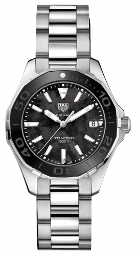 TAG Heuer Aquaracer 300M Quartz 35 Stainless Steel / Black MOP / Bracelet WAY131K.BA0748