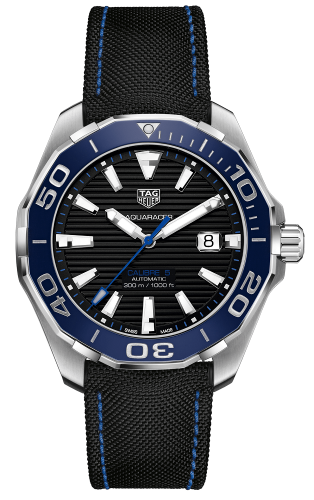 TAG Heuer Aquracer 300M Calibre 5 43 Stainless Steel / Black / Nylon WAY201C.FC6395