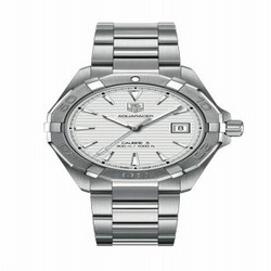 TAG Heuer Aquaracer 300M Calibre 5 40.5 Stainless Steel / Silver / Bracelet WAY2111.BA0910