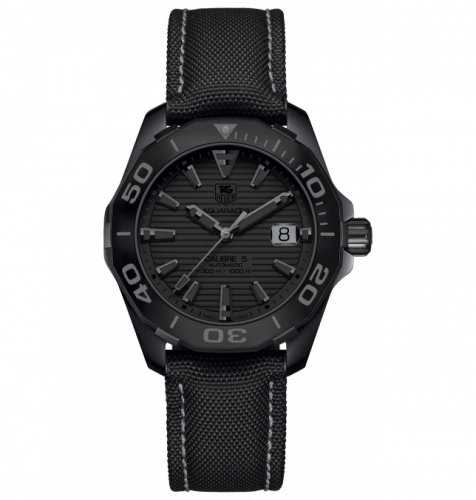 TAG Heuer Aquaracer 300M Calibre 5 41 Titanium PVD / Black Phantom / Nylon WAY218B.FC6364