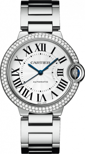 Cartier Ballon Blue de Cartier 36 Automatic White Gold / Diamonds / Bracelet WE9006Z3