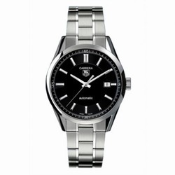 TAG Heuer Carrera Calibre 5 39 Stainless Steel / Black / Bracelet WV211B.BA0787