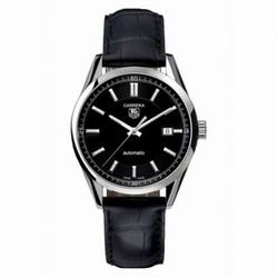 TAG Heuer Carrera Calibre 5 39 Stainless Steel / Black / Alligator WV211B.FC6180