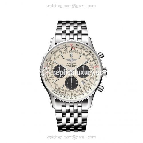 Breitling Navitimer 1 B01 Chronograph 43 Stainless Steel / Silver Grey / Japan Special Edition AB012012/G826/447A