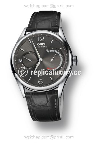 Oris Calibre 111 Steel / Grey 01 111 7700 4063 LS