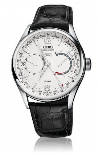 Oris Calibre 113 Steel / Silver / Black Croc 01 113 7738 4061-Set 1 23 72FC