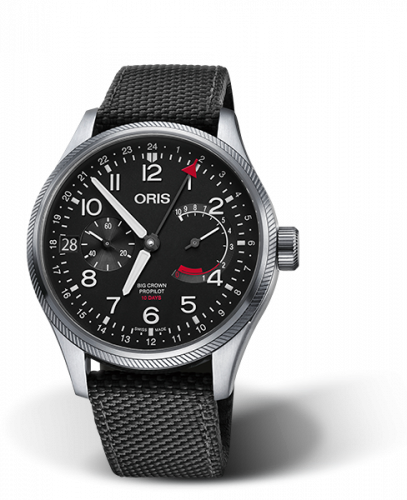 Oris Big Crown ProPilot Calibre 114 Stainless Steel / Black / Textile 01 114 7746 4164-Set 5 22 15FC