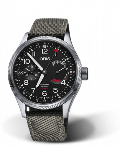 Oris Big Crown ProPilot Calibre 114 Stainless Steel / Black / Textile 01 114 7746 4164-Set 5 22 17FC