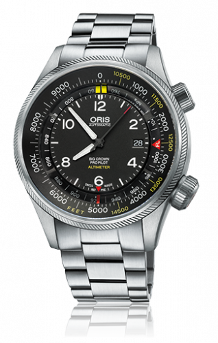 Oris Big Crown ProPilot Altimeter Feet / Stainless Steel 01 733 7705 4134-Set 8 23 19