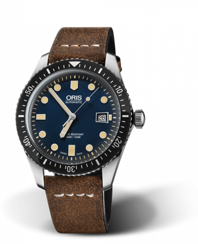 Oris Divers Sixty-Five 42 Stainless Steel / Blue / Calf 01 733 7720 4055-07 5 21 02