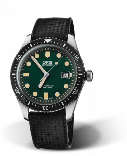 Oris Divers Sixty-Five 42 Stainless Steel / Green / Rubber 01 733 7720 4057-07 4 21 18