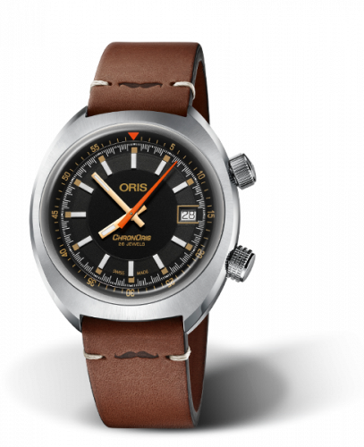 Oris Chronoris Date / Movember / Calf 01 733 7737 4034-Set LS
