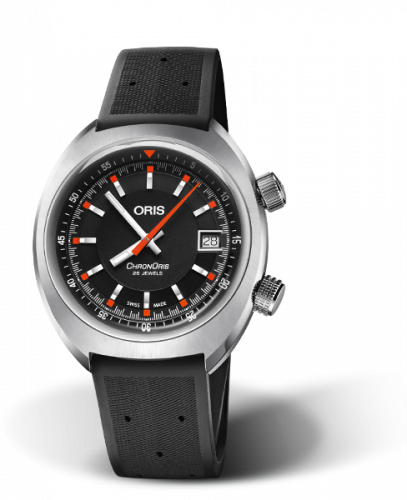 Oris Chronoris Date / Black / Rubber 01 733 7737 4054-07 4 19 01FC
