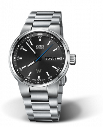 Oris Williams Day Date Stainless Steel / Grey / Bracelet 01 735 7740 4154-07 8 24 50S