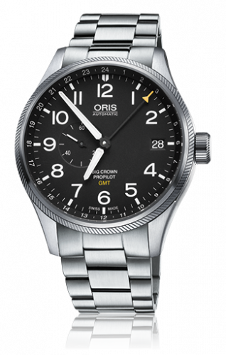 Oris Big Crown ProPilot GMT / Stainless Steel 01 748 7710 4164-07 8 22 19