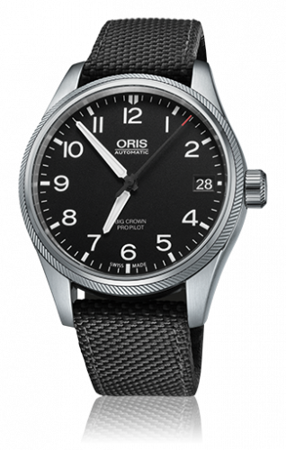Oris Big Crown ProPilot Date Black / Black Textile 01 751 7697 4164-07 5 20 15FC