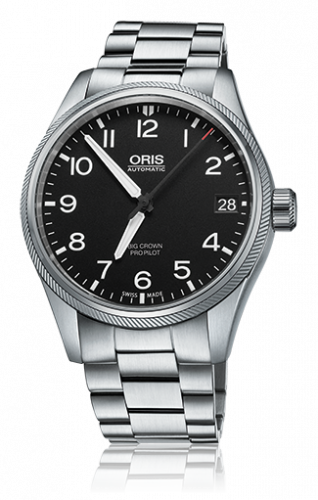 Oris Big Crown ProPilot Date Black / Stainless Steel 01 751 7697 4164-07 8 20 19