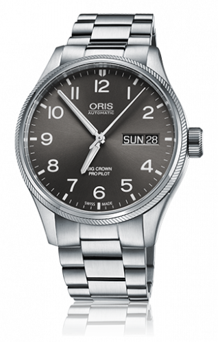 Oris Big Crown ProPilot Day Date Grey / Stainless Steel 01 752 7698 4063-07 8 22 19