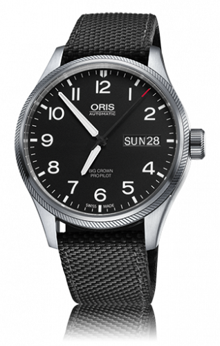 Oris Big Crown ProPilot Day Date Black / Black Textile 01 752 7698 4164-07 5 22 15FC