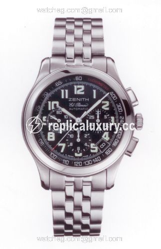 Zenith Class Sport El Primero Stainless Steel / Black / Bracelet 03.0510.400/24.M510
