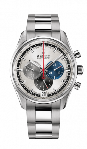 Zenith El Primero Chronomaster 42 Stainless Steel / Silver / Bracelet 03.2040.400/69.M2040