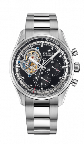 Zenith El Primero Chronomaster Open Stainless Steel / Black / Bracelet 03.2040.4061/21.M2040