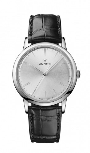 Zenith Elite Classic Stainless Steel / Silver / Alligator 03.2290.679/01.C493