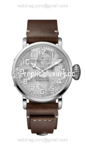 Zenith Pilot Type 20 Silver / Silver / Strap 05.2430.679/17.C902