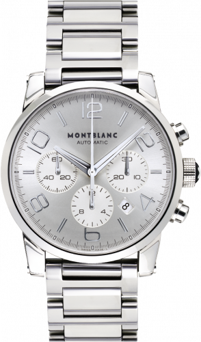 Montblanc Timewalker Chronograph Automatic Silver / Bracelet 09669