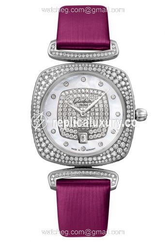 Glashutte Original Pavonina Date White Gold / Diamond / MOP - Diamond / Satin 1-03-01-05-34-30
