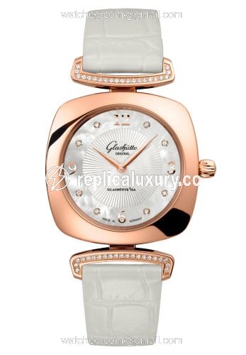 Glashutte Original Pavonina Red Gold / Diamond / MOP / Alligator 1-03-02-04-05-30