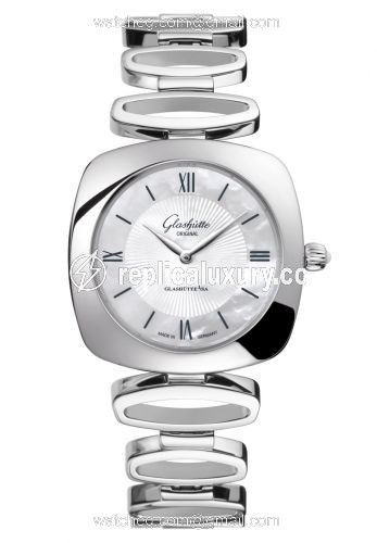 Glashutte Original Pavonina Stainless Steel / MOP / Bracelet 1-03-02-05-02-14