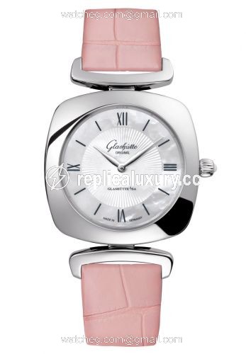 Glashutte Original Pavonina Stainless Steel / MOP / Alligator 1-03-02-05-02-31