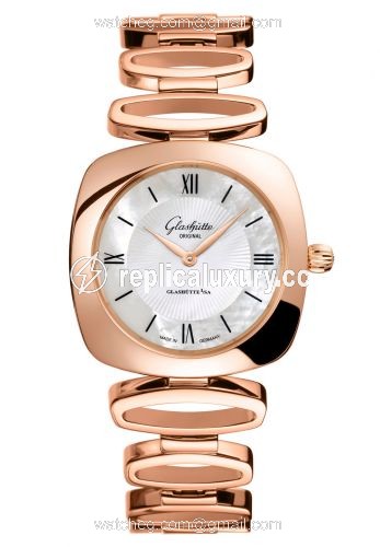 Glashutte Original Pavonina Red Gold / MOP / Bracelet 1-03-02-05-05-14