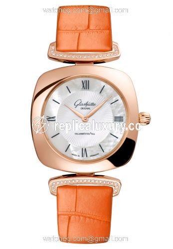 Glashutte Original Pavonina Red Gold / Diamond / MOP / Alligator 1-03-02-05-05-31