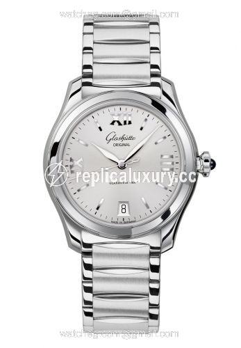 Glashutte Original Lady Serenade Stainless Steel / Silver / Bracelet 1-39-22-02-02-34
