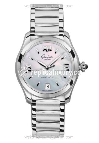 Glashutte Original Lady Serenade Stainless Steel / MOP / Bracelet 1-39-22-08-02-34