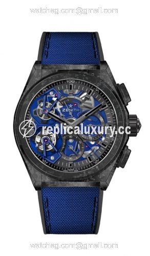 Zenith Defy Double Tourbillon Full Carbon / Skeleton / Cordura 10.9000.9020/79.R918