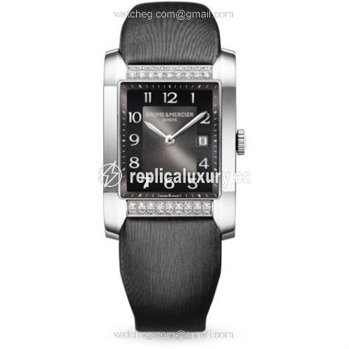 Baume & Mercier Hampton Lady Black / Horizontal Diamonds 10024