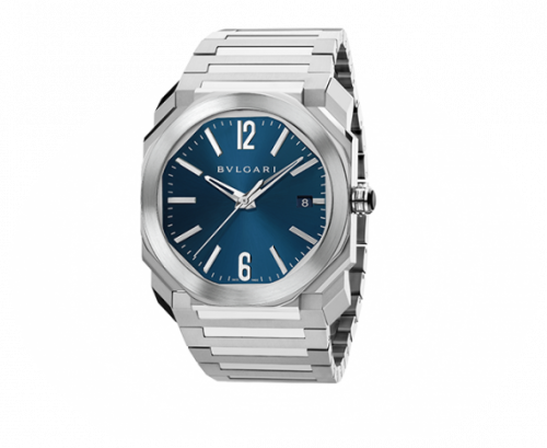 Bulgari Octo Solotempo 38 Blue Bracelet 102105