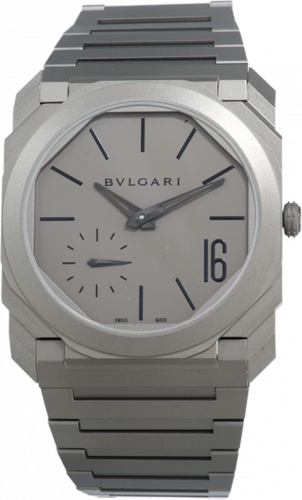 Bulgari Octo Finissimo Automatic Titanium / Grey / WorldTempus 102971